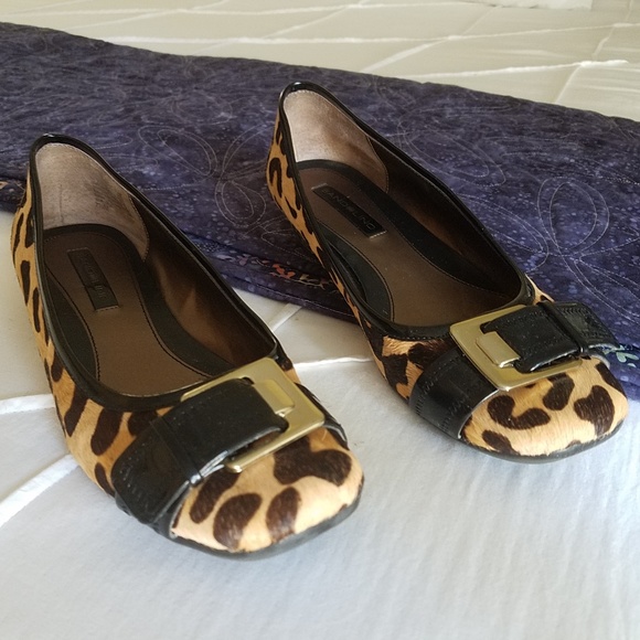 Bandolino Shoes - Bandolino leopard print and patent flats, 7.5 M